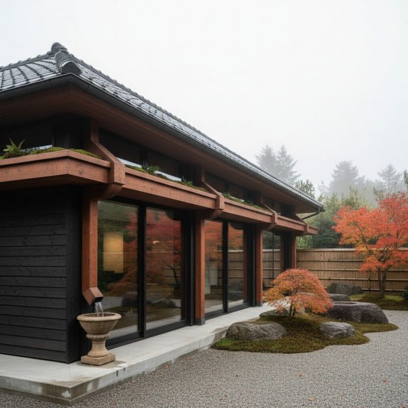 Wood Rain Gutter Installation