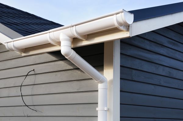 Cost of PVC Rain Gutter Installation in Hickory
